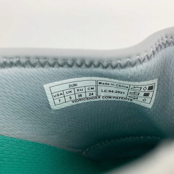 Vionic Zuri Mules Sneakers Slip On Comfort Shoes Grey Women's 7 Casual - Picture 7 of 12